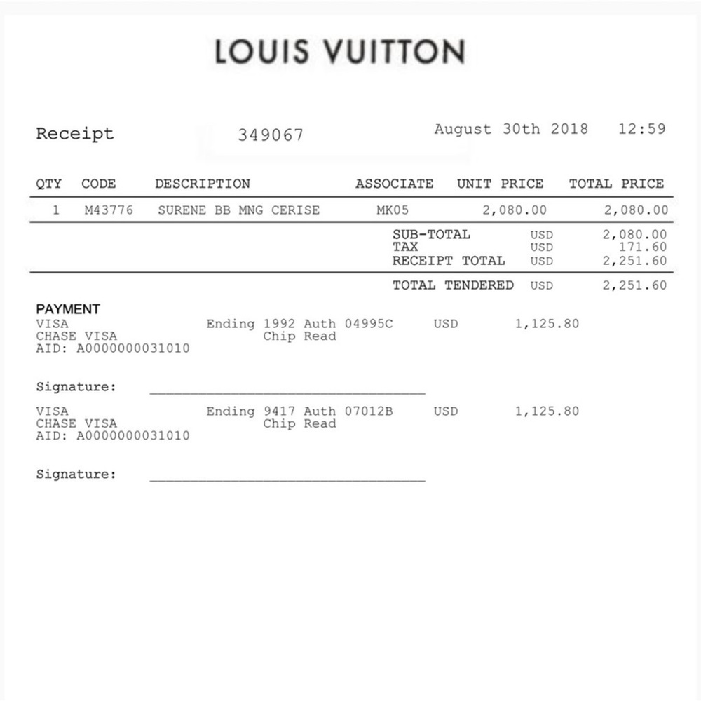 Louis Vuitton SURENE BB MNG CERISE - Picture 16 of 16